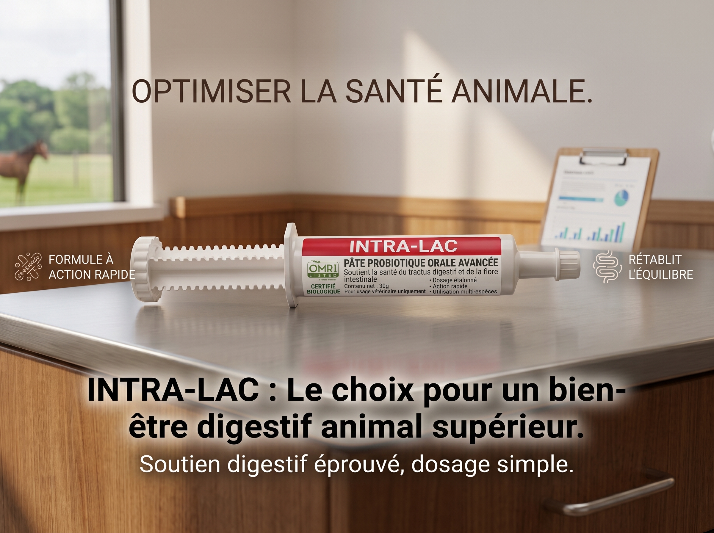 Seringue probiotique Intra-Lac Univet