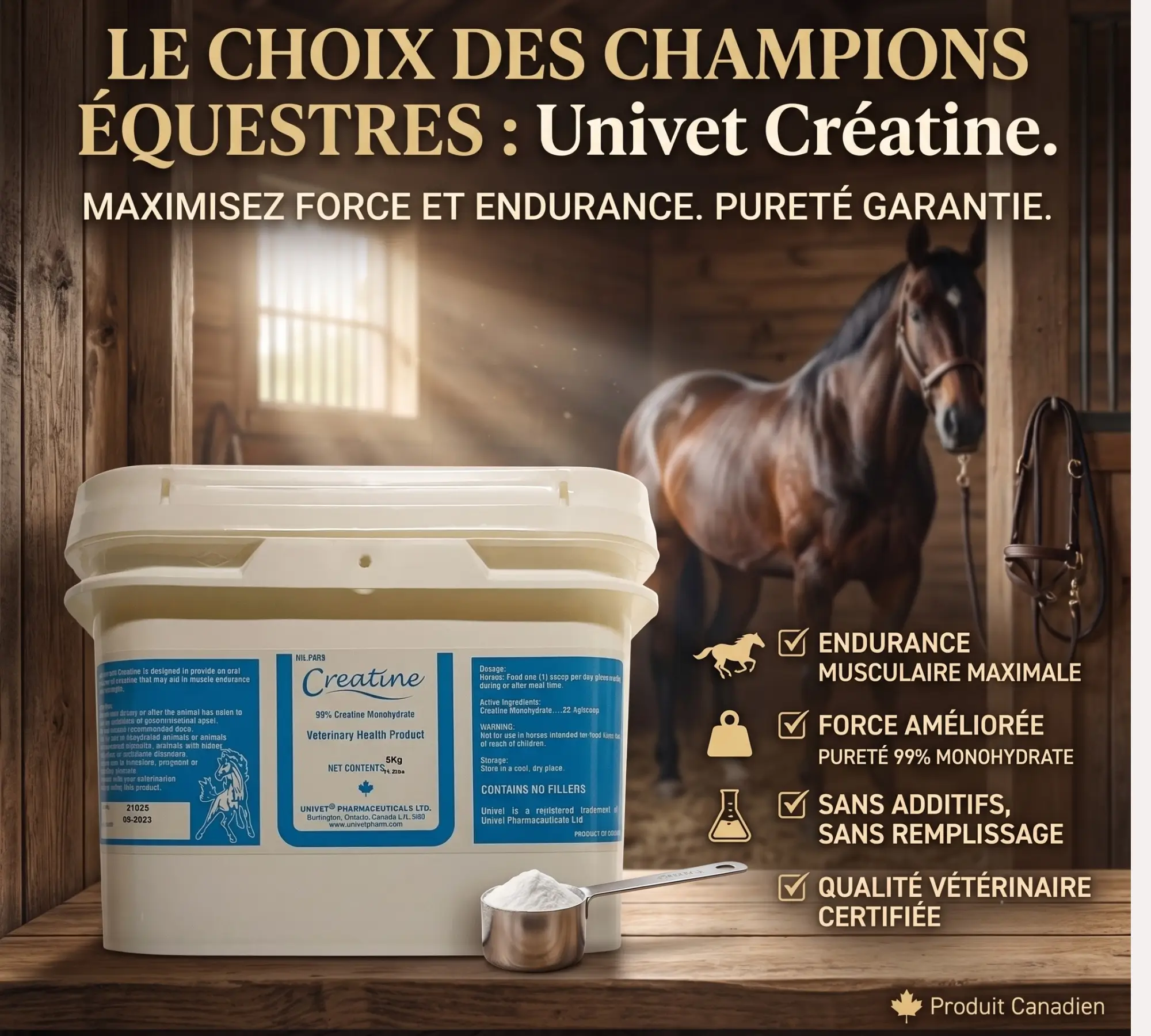 Supplément de Créatine Univet